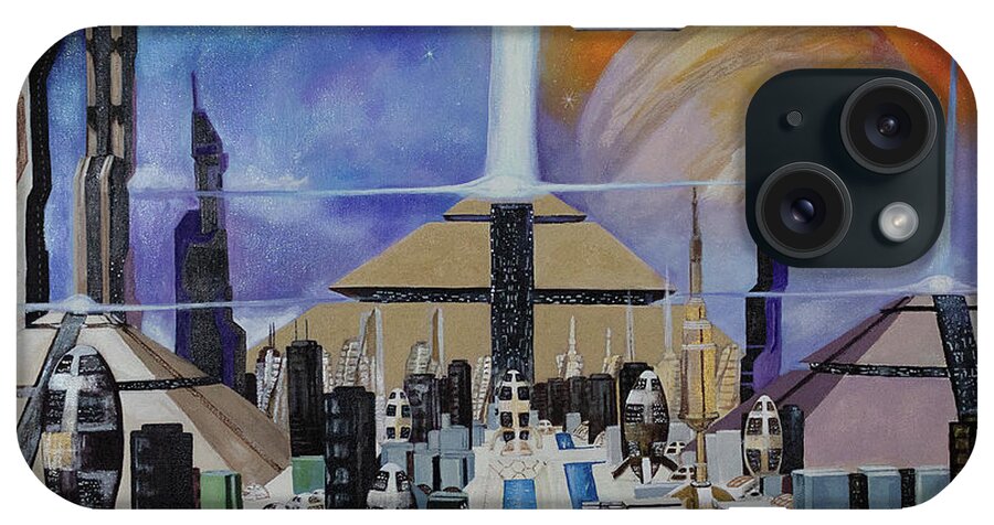 A Futuristic City - Phone Case