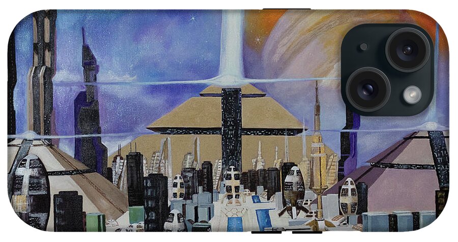 A Futuristic City - Phone Case