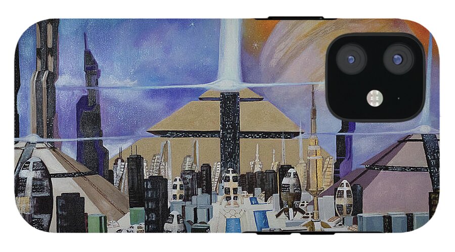 A Futuristic City - Phone Case