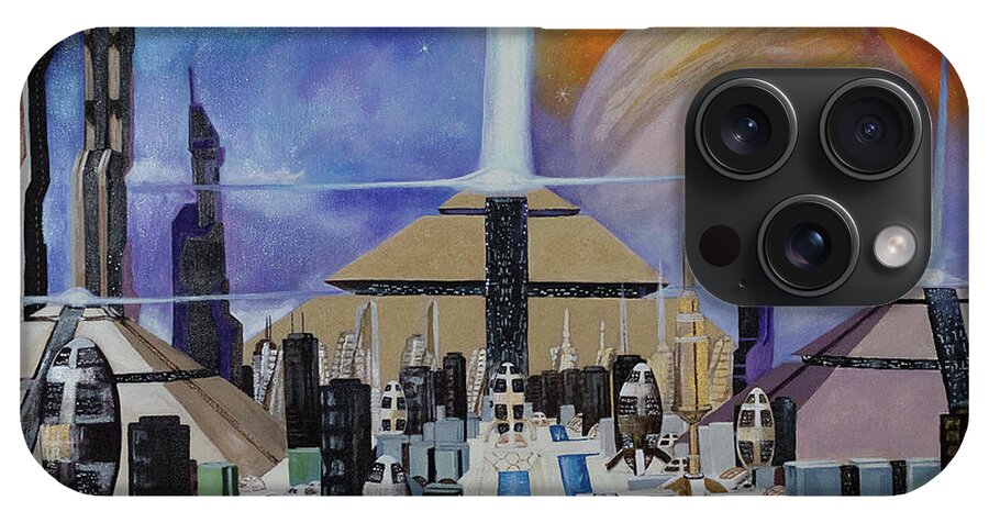 A Futuristic City - Phone Case