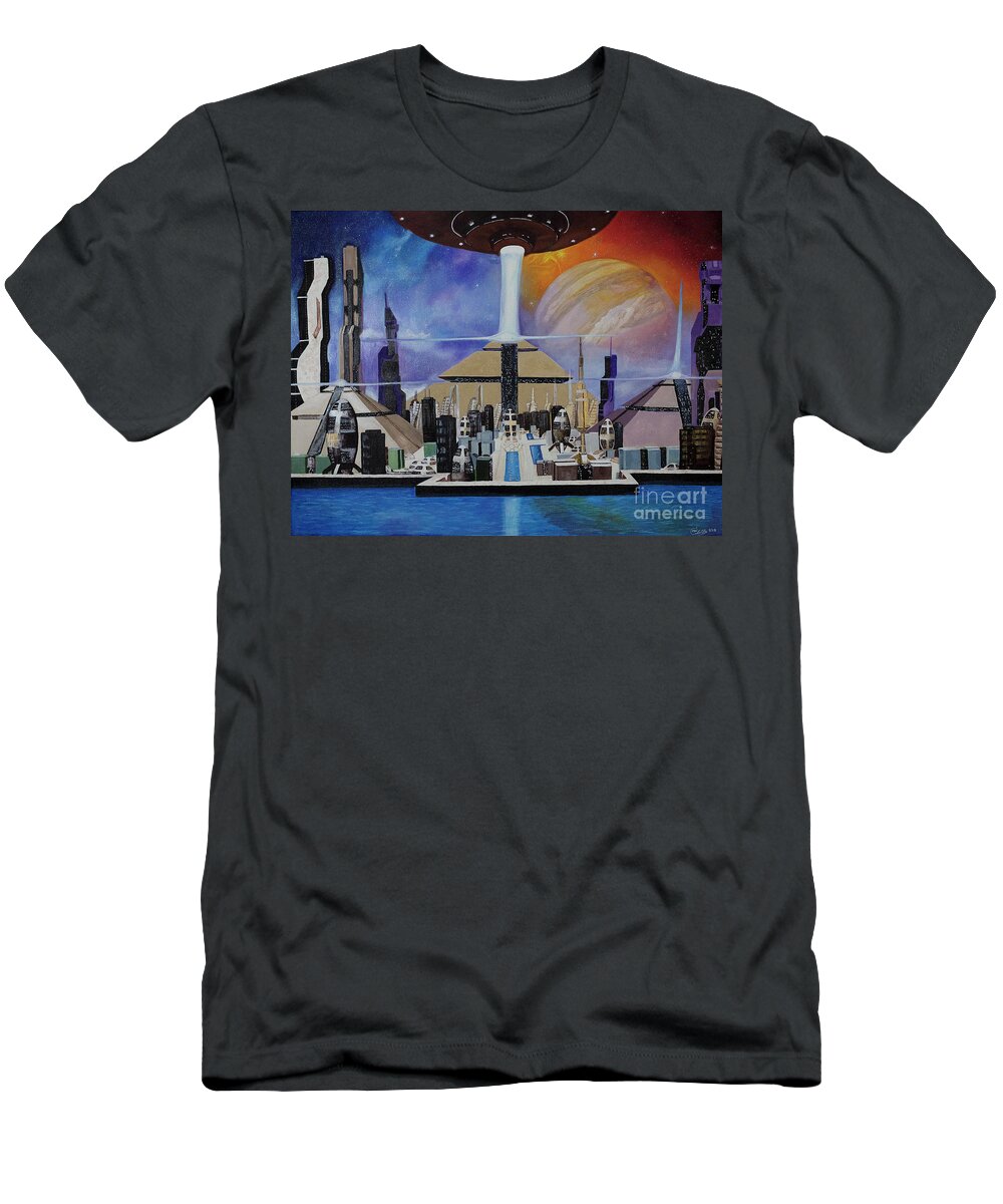 A Futuristic City - T-Shirt
