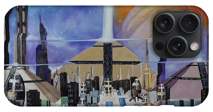 A Futuristic City - Phone Case