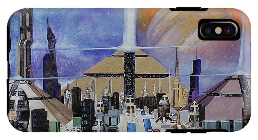 A Futuristic City - Phone Case