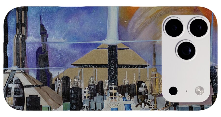 A Futuristic City - Phone Case