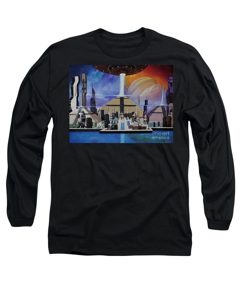 A Futuristic City - Long Sleeve T-Shirt