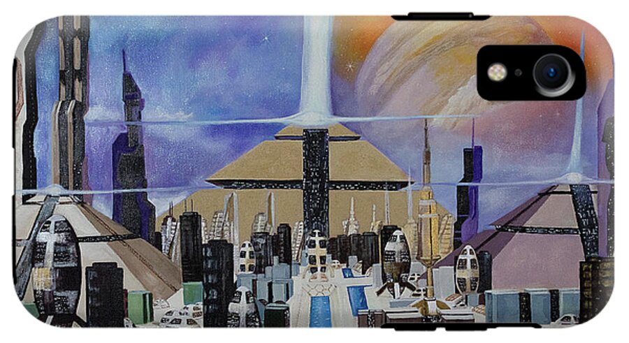 A Futuristic City - Phone Case