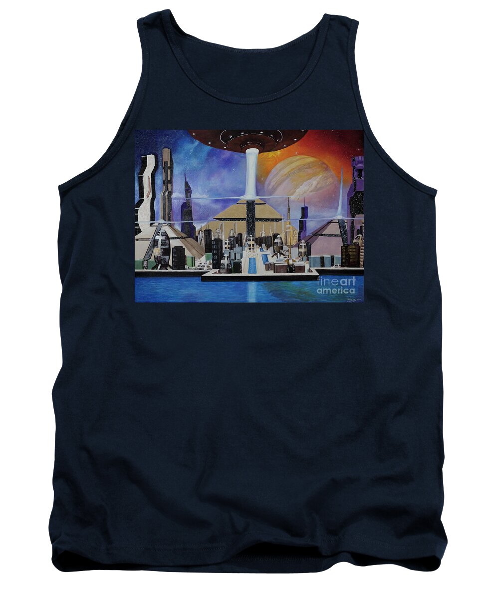 A Futuristic City - Tank Top