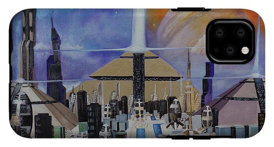 A Futuristic City - Phone Case
