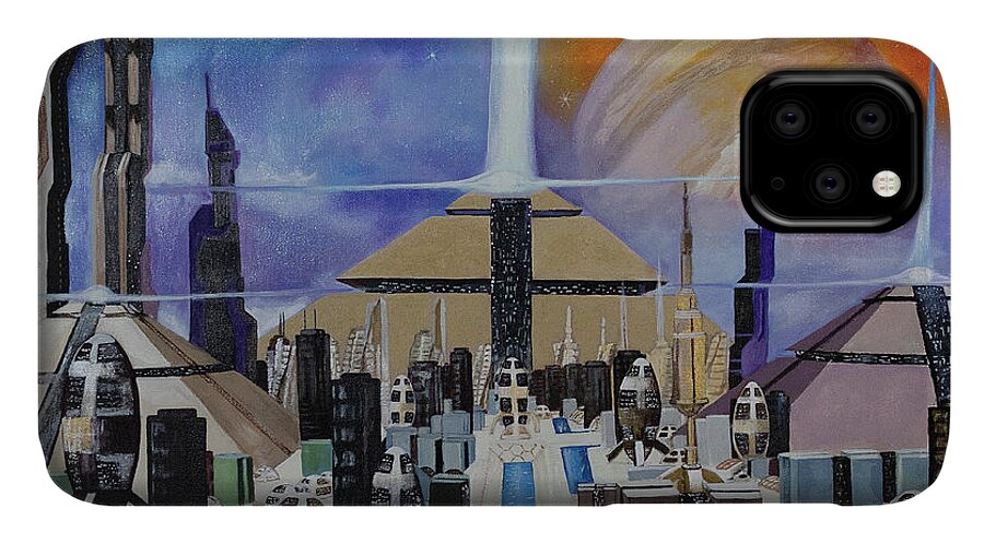A Futuristic City - Phone Case