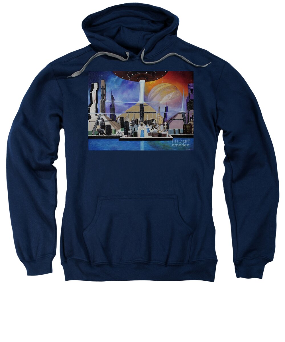 A Futuristic City - Sweatshirt