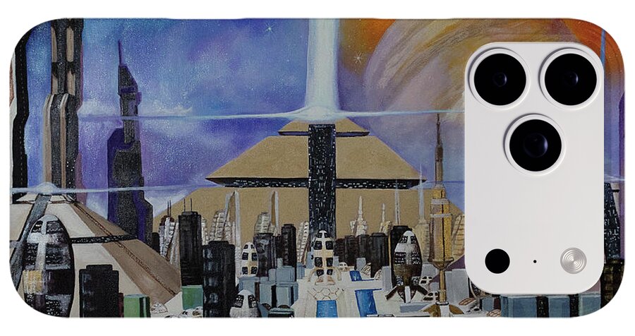 A Futuristic City - Phone Case