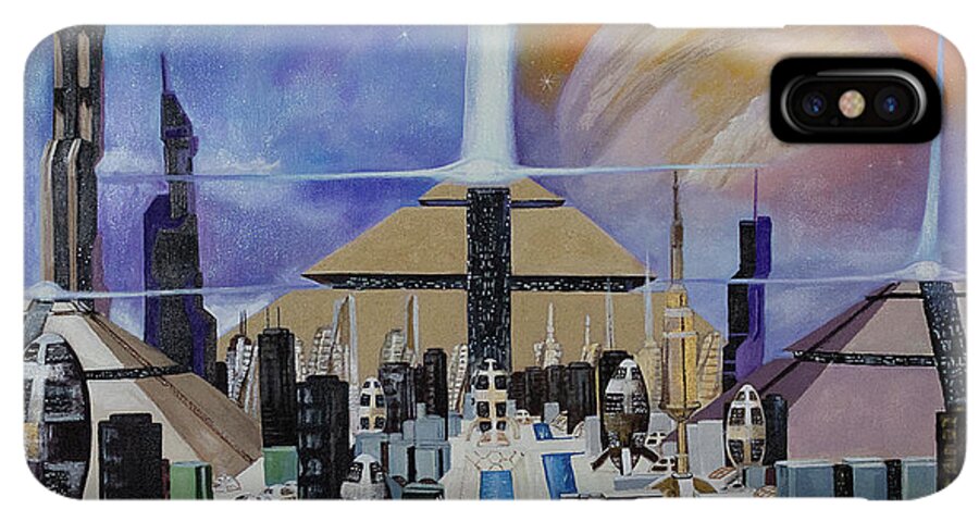 A Futuristic City - Phone Case