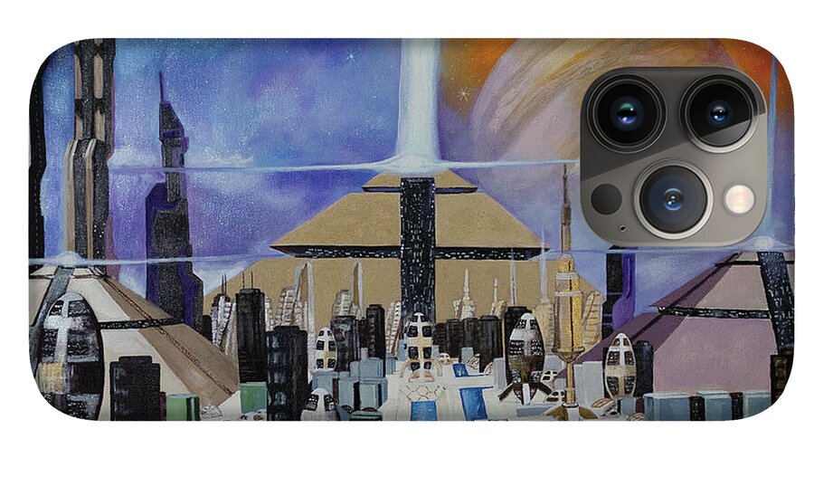 A Futuristic City - Phone Case