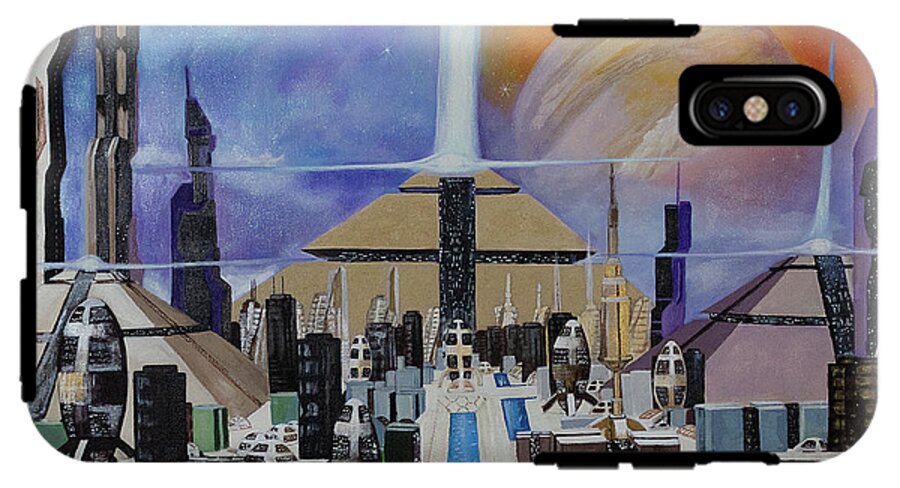 A Futuristic City - Phone Case