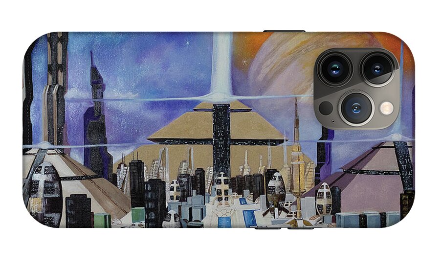 A Futuristic City - Phone Case