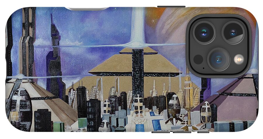 A Futuristic City - Phone Case