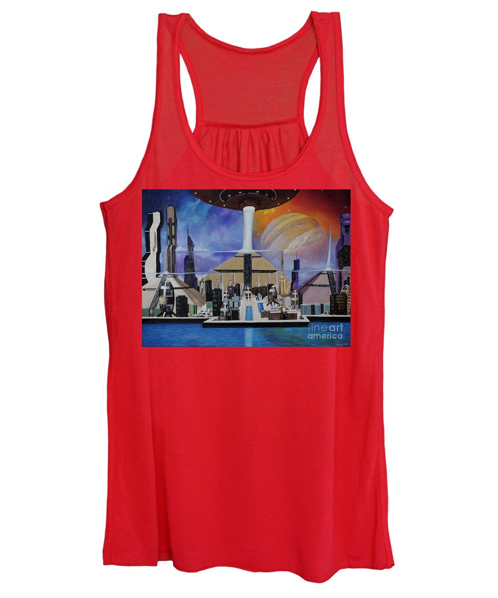 A Futuristic City - Women's Tank Top