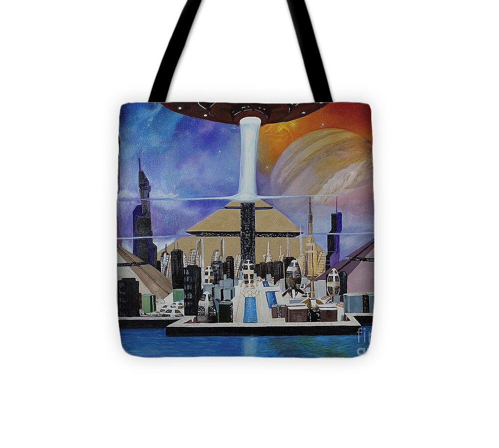 A Futuristic City - Tote Bag