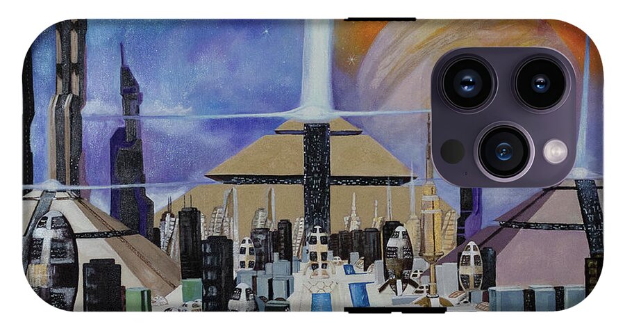 A Futuristic City - Phone Case