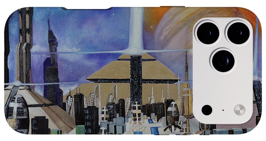 A Futuristic City - Phone Case