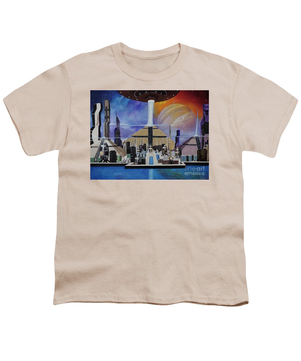A Futuristic City - Youth T-Shirt