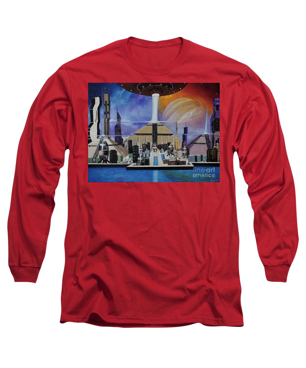 A Futuristic City - Long Sleeve T-Shirt