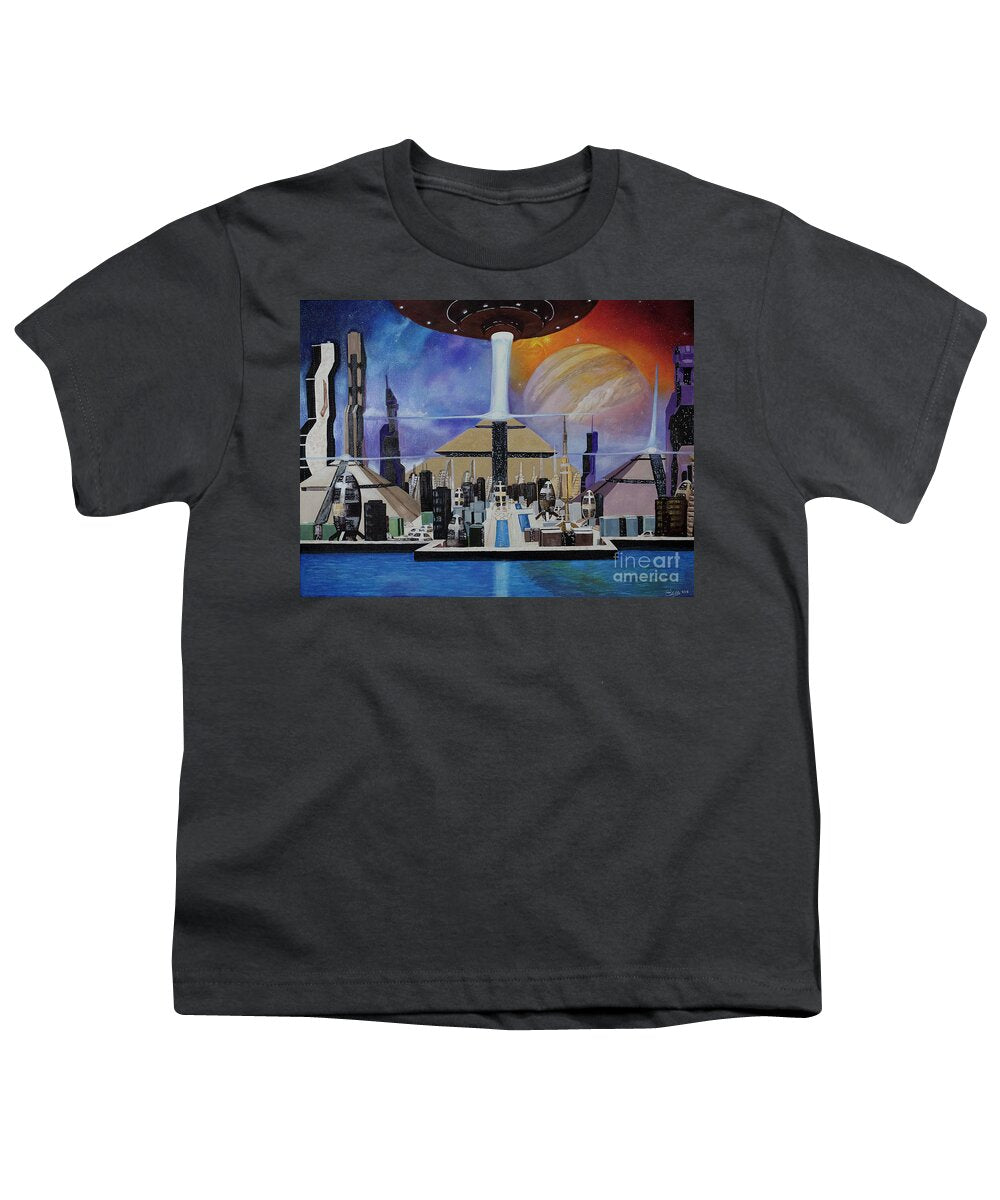 A Futuristic City - Youth T-Shirt