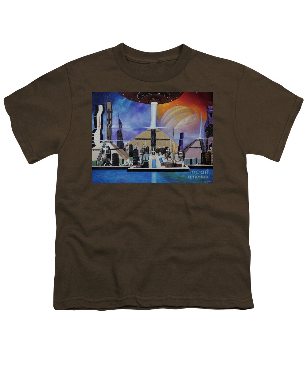 A Futuristic City - Youth T-Shirt