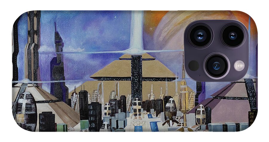 A Futuristic City - Phone Case
