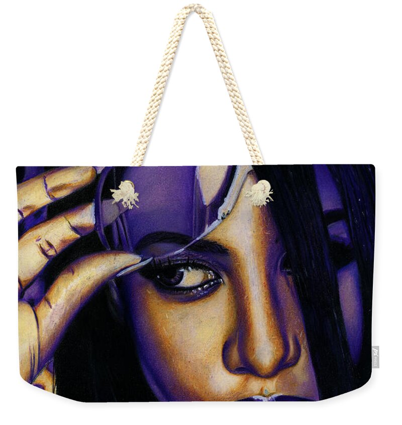 Aaliyah In Shades of Purple - Weekender Tote Bag