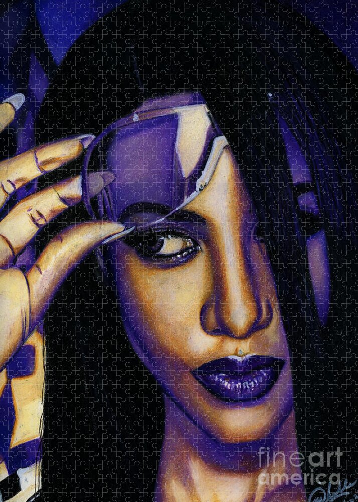 Aaliyah In Shades of Purple - Puzzle