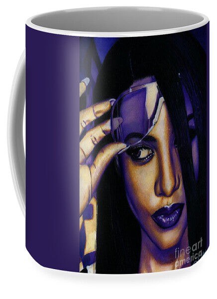 Aaliyah In Shades of Purple - Mug
