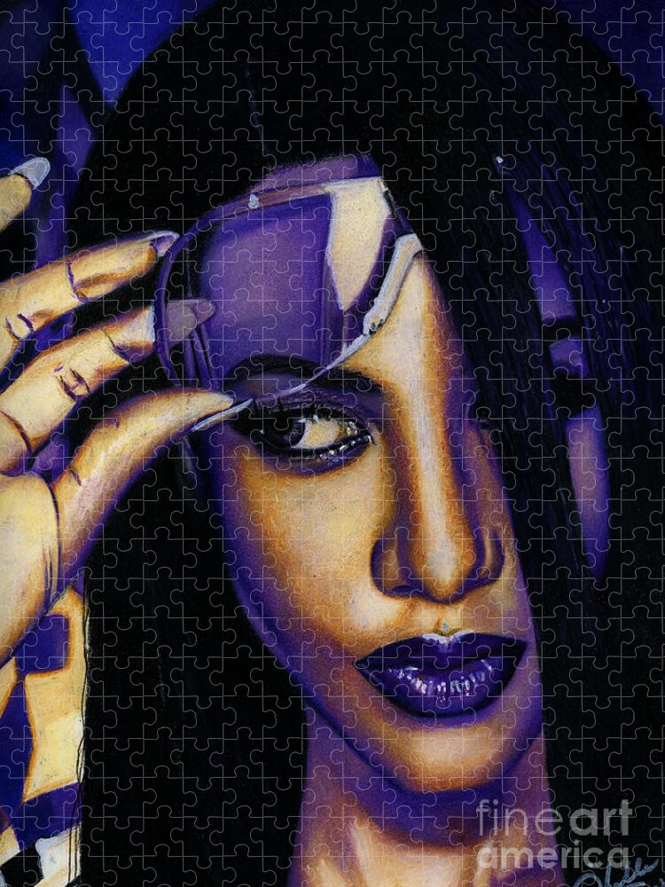 Aaliyah In Shades of Purple - Puzzle