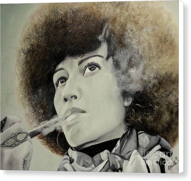 Angela Davis - Canvas Print