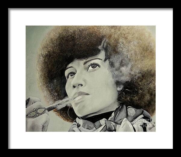Angela Davis - Framed Print