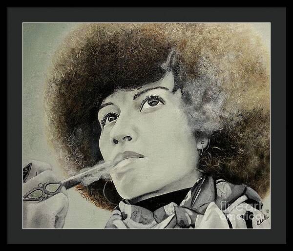 Angela Davis - Framed Print