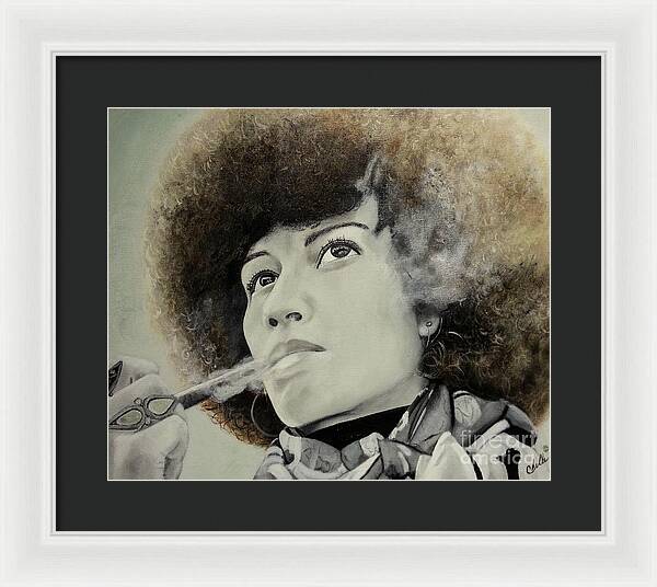 Angela Davis - Framed Print