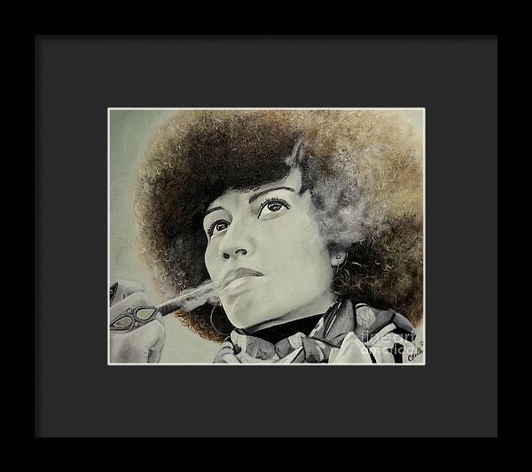 Angela Davis - Framed Print