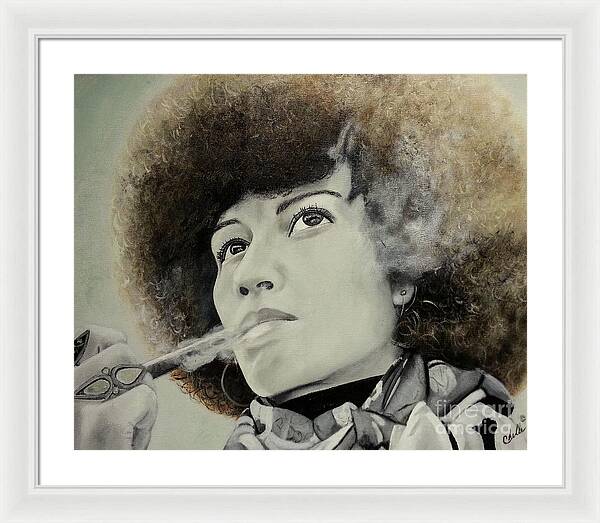 Angela Davis - Framed Print