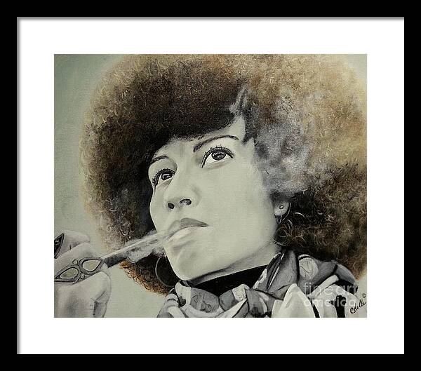 Angela Davis - Framed Print