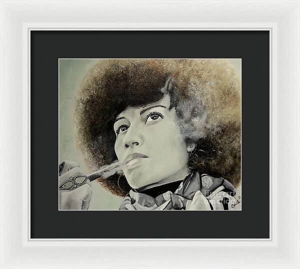 Angela Davis - Framed Print