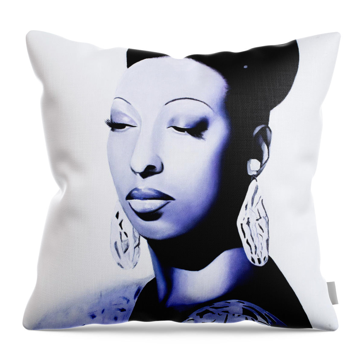 Regal Josephine Baker - Throw Pillow