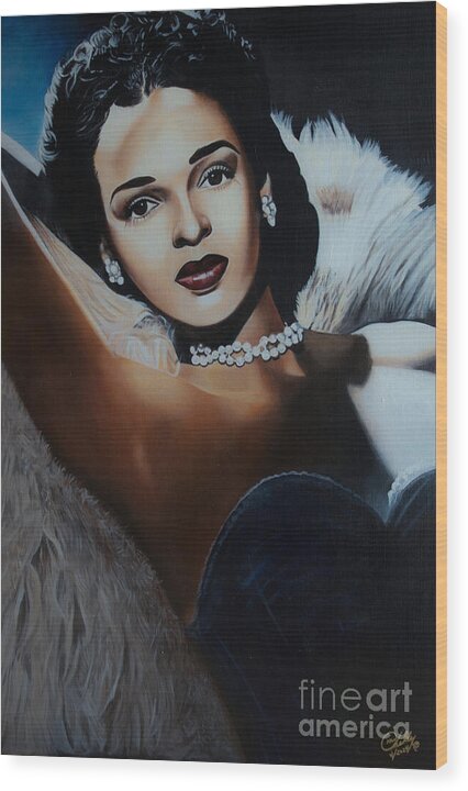 The Legendary Dorothy Dandridge - Wood Print