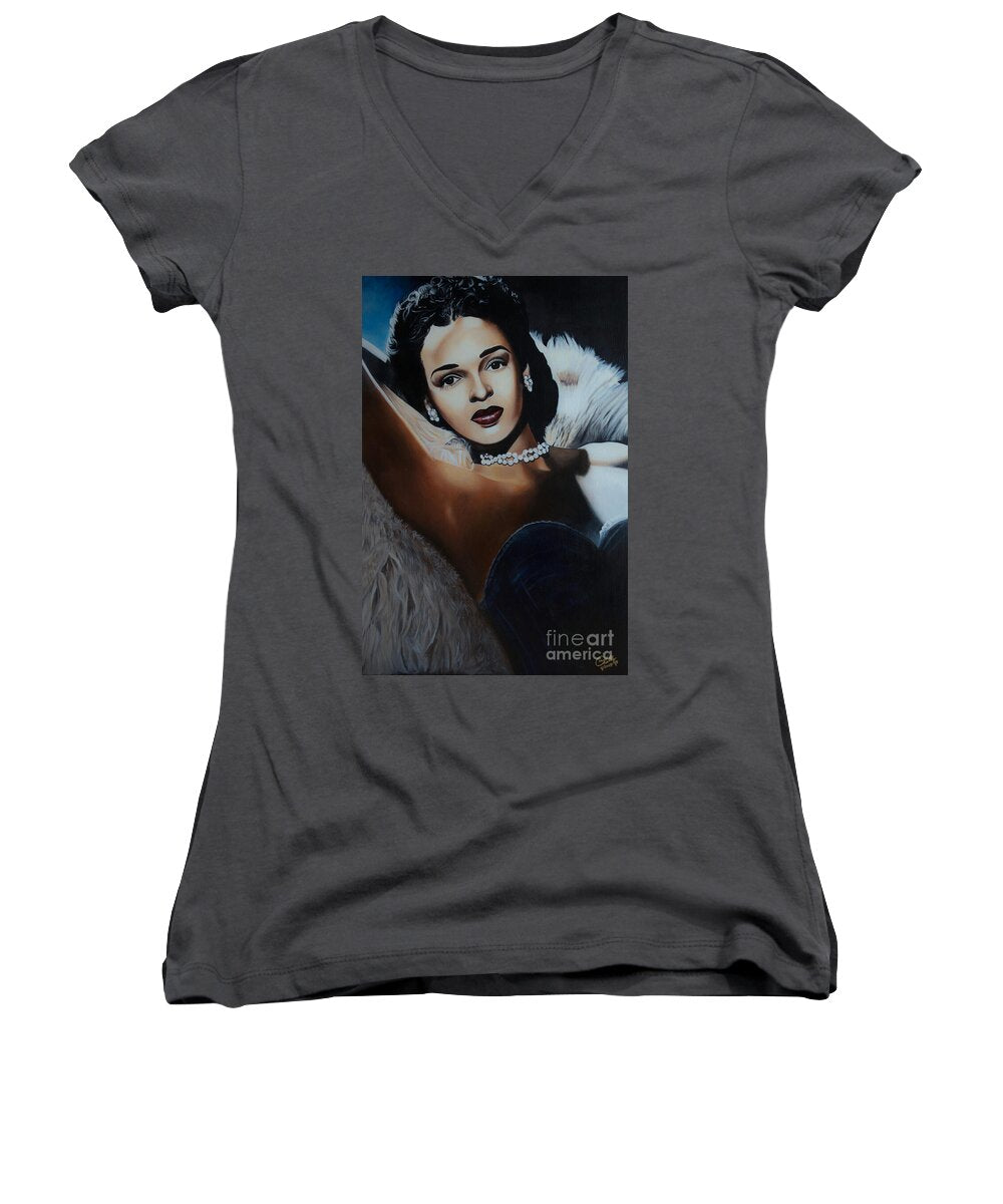 The Legendary Dorothy Dandridge - Women's V-Neck
