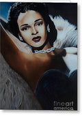 The Legendary Dorothy Dandridge - Greeting Card