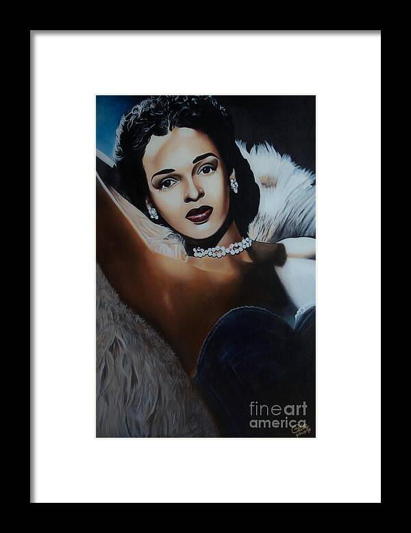 The Legendary Dorothy Dandridge - Framed Print
