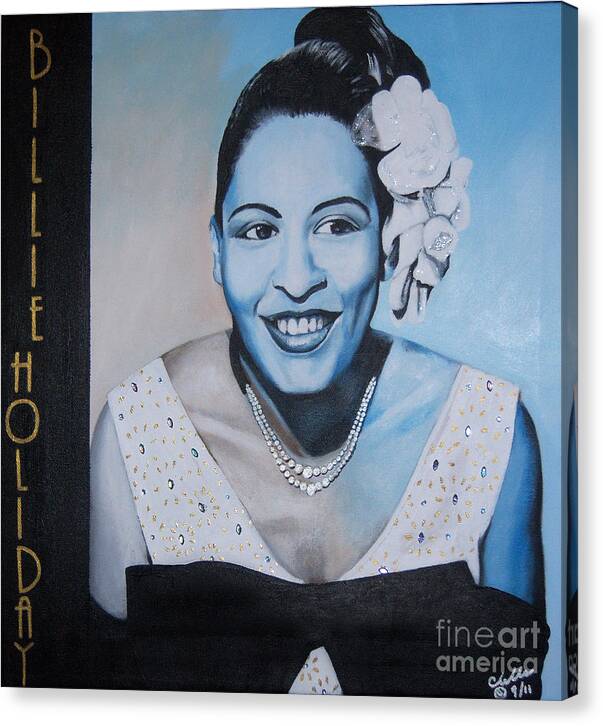 Billie Holiday - Canvas Print
