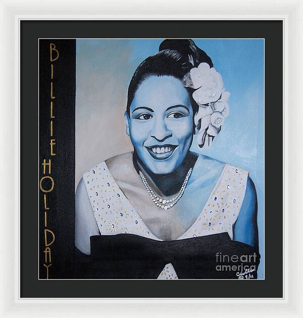 Billie Holiday - Framed Print