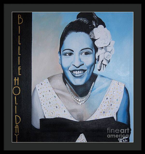 "Lady Day," Billie Holiday - Poster Print