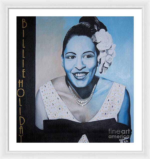 "Lady Day," Billie Holiday - Poster Print